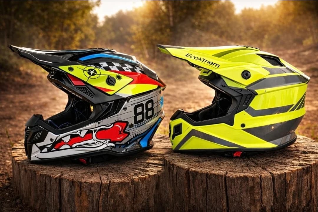 Casco Integral Ecoxtreme ideal para patinete electrico, moto o enduro.