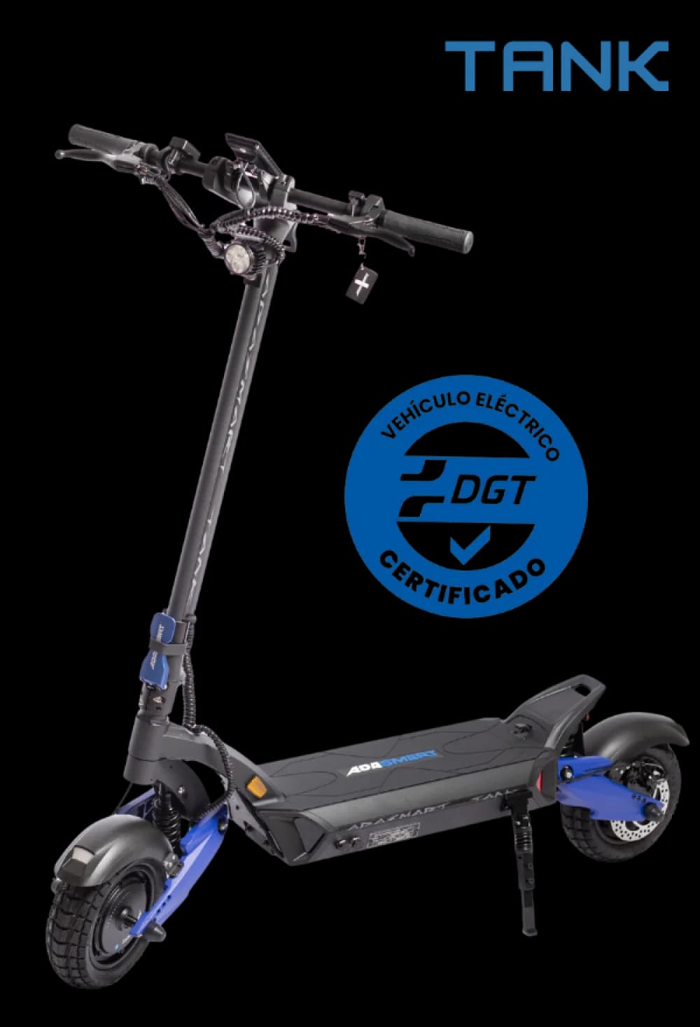 Patinete eléctrico Adasmart Tank DUAL 48V 23,4Ah